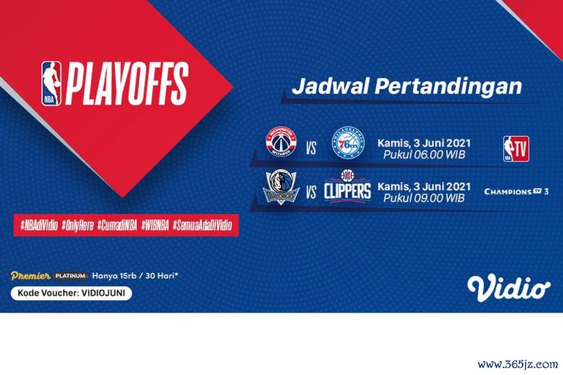 Live Streaming NBA Play Off Game Kelima di Vidio, Bola.com dan Bola.net, Kamis 3 Juni 2021